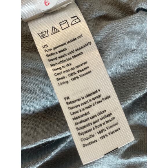 Revolve AMUSE SOCIETY Penny Lane Printed Top Gray Floral Size Medium M - Picture 6 of 6